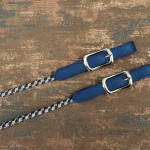 Doppellonge Biothane-Seil in marine-majestic