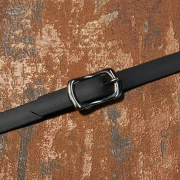 Doppellonge Biothane/Seil in schwarz