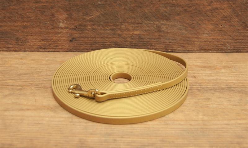 Schleppleine Biothane 10 m , gold