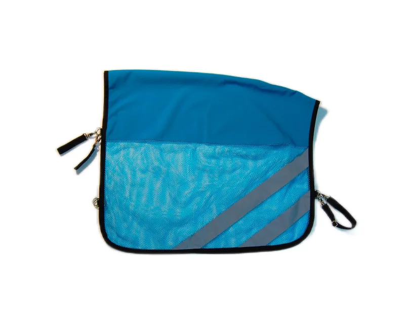 Reflex Fahrdecke Softshell Netz petrol-türkis